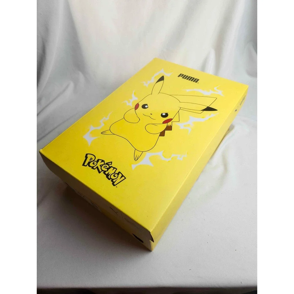 Puma x Pokemon TRC Blaze Court Pikachu Yellow Basketball Shoes Mens 10.5